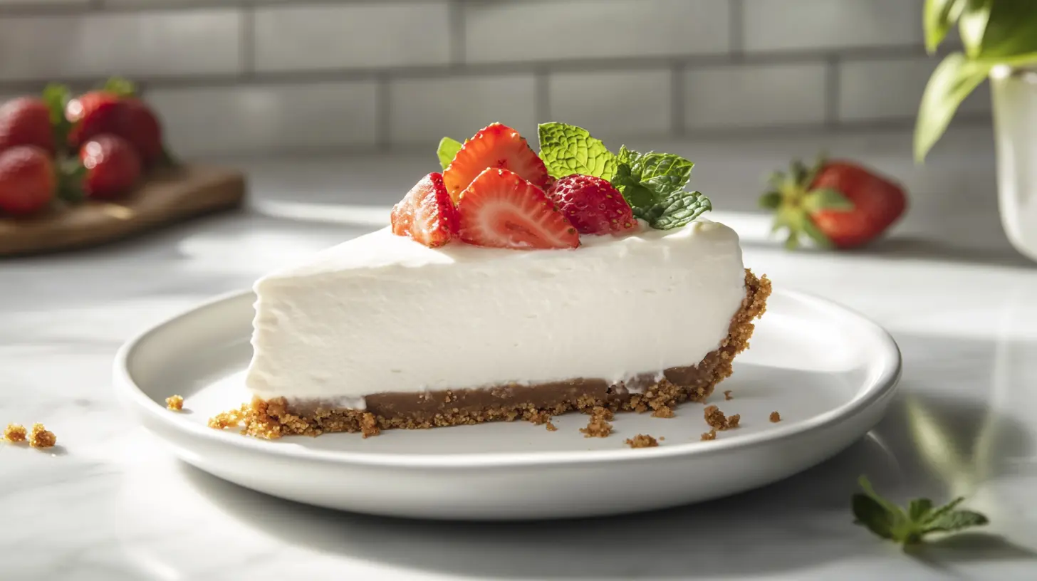 No-Bake Cheesecake Without Heavy Cream